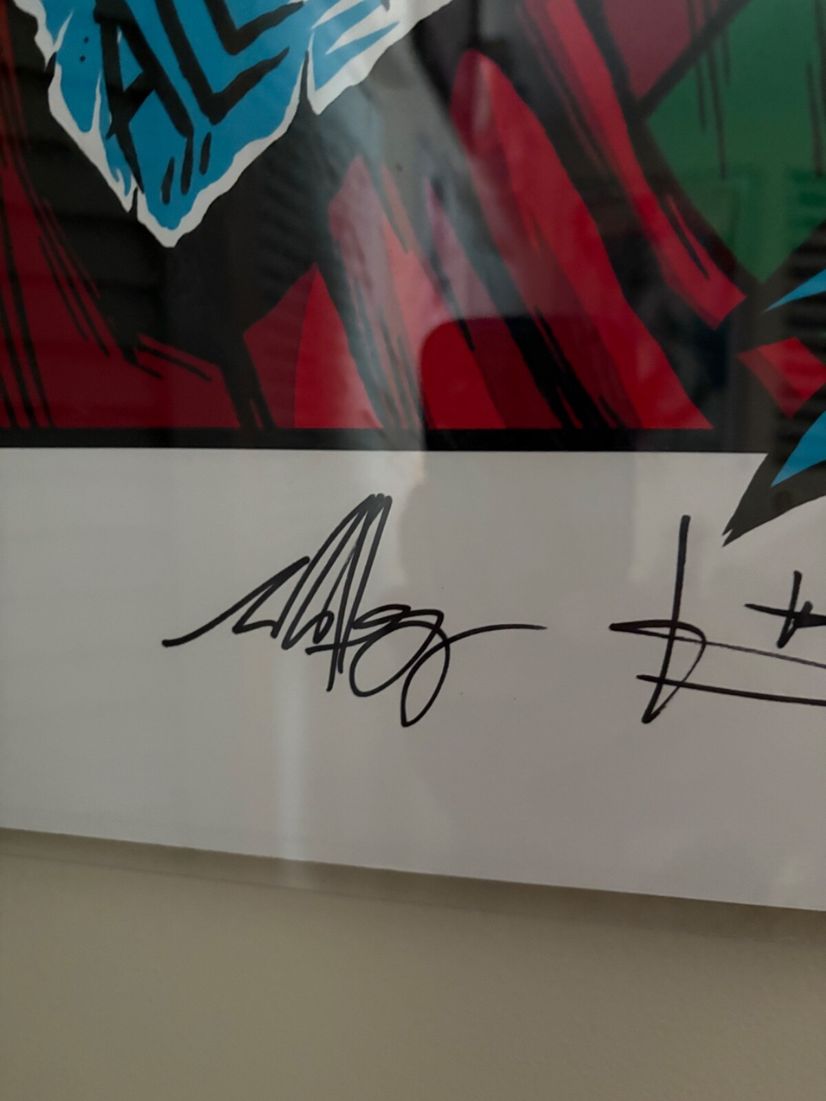 Blink 182 Signed 2012 Christmas Poster