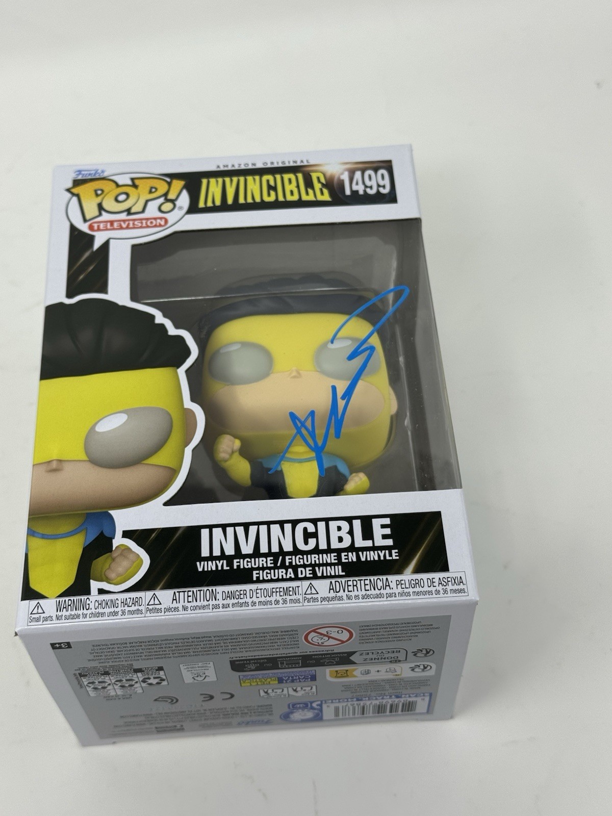 Robert Kirkman Invincible Signed Autograph Invincible Funko Pop 1499 Beckett COA