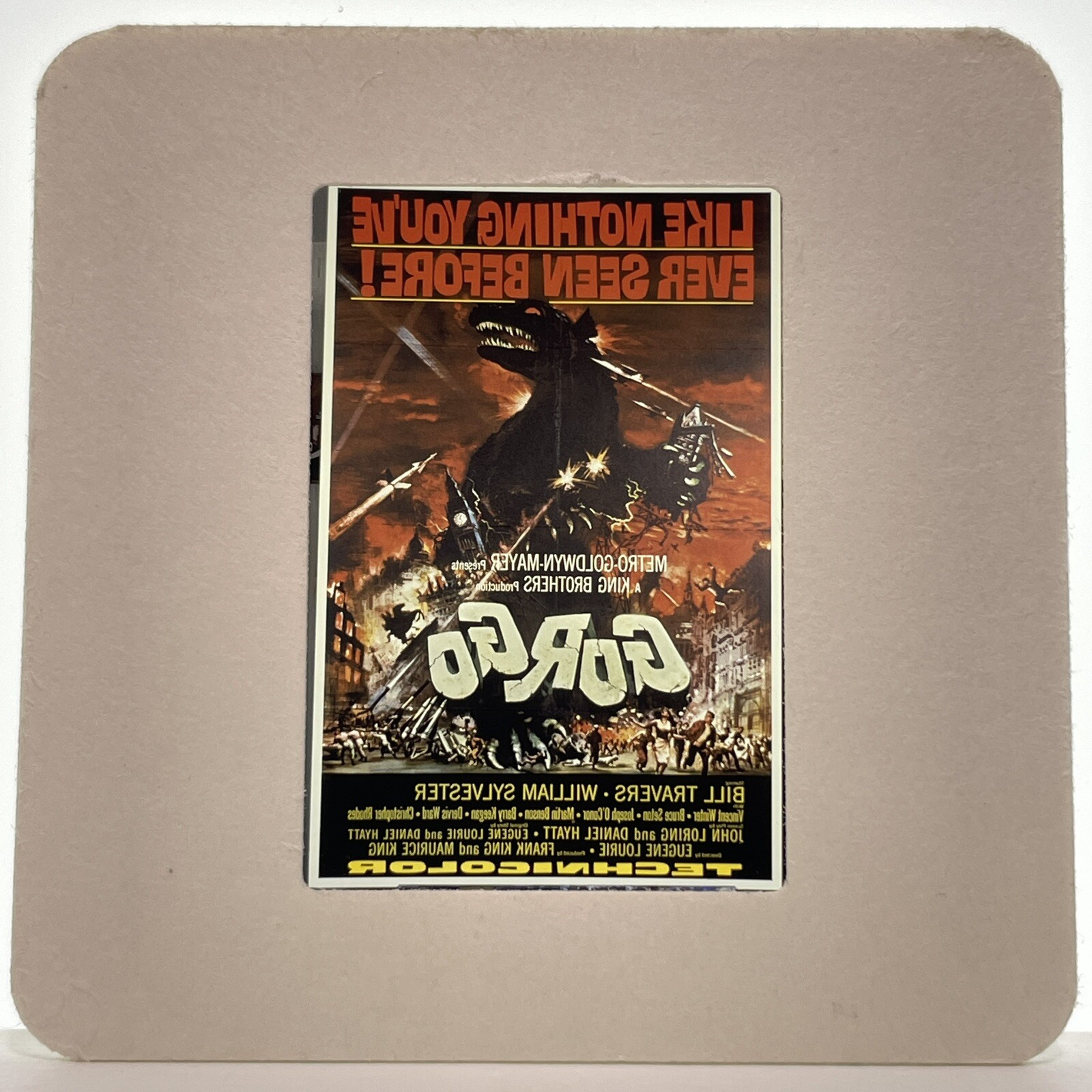 Vintage 35mm Publicity Slide Gorgo 60s Monster Movie #2