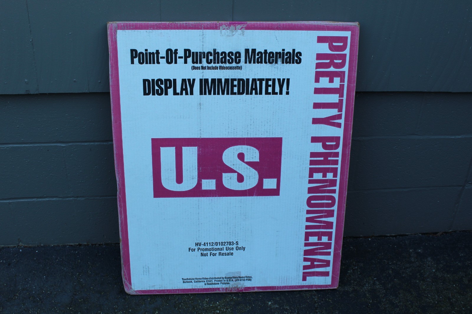 pretty woman promotional standee promo unopened good condition large item