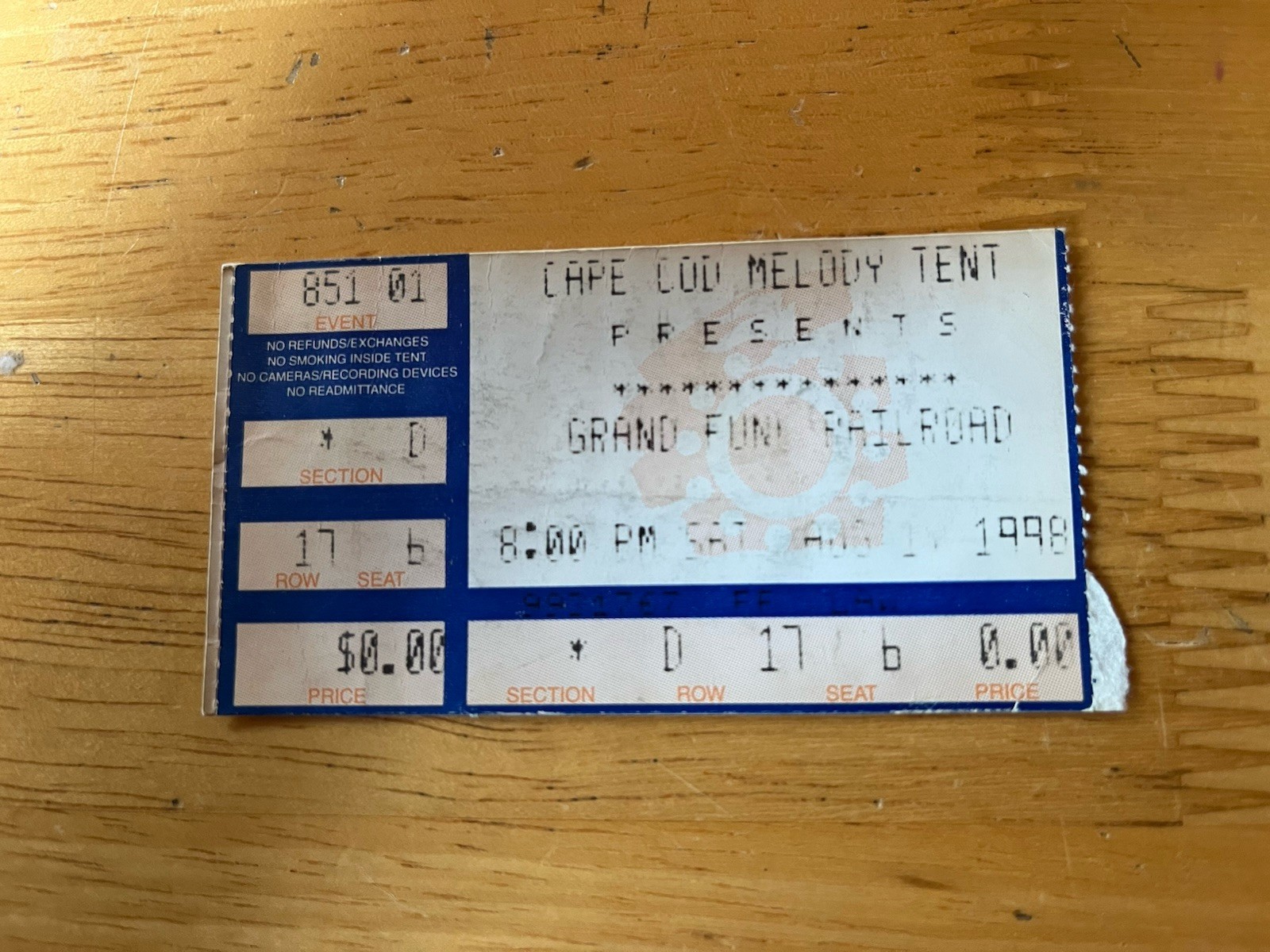 Grand Funk Railroad – All Original Members Cape Cod Melody Tent 1998