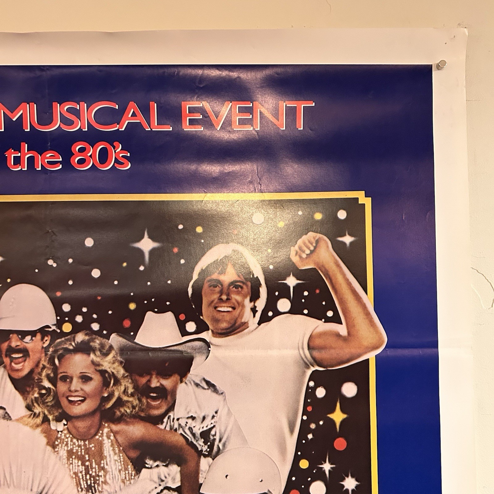 CAN’T STOP THE MUSIC 1980 Village People Original SS Movie Poster 27” x 41” NM