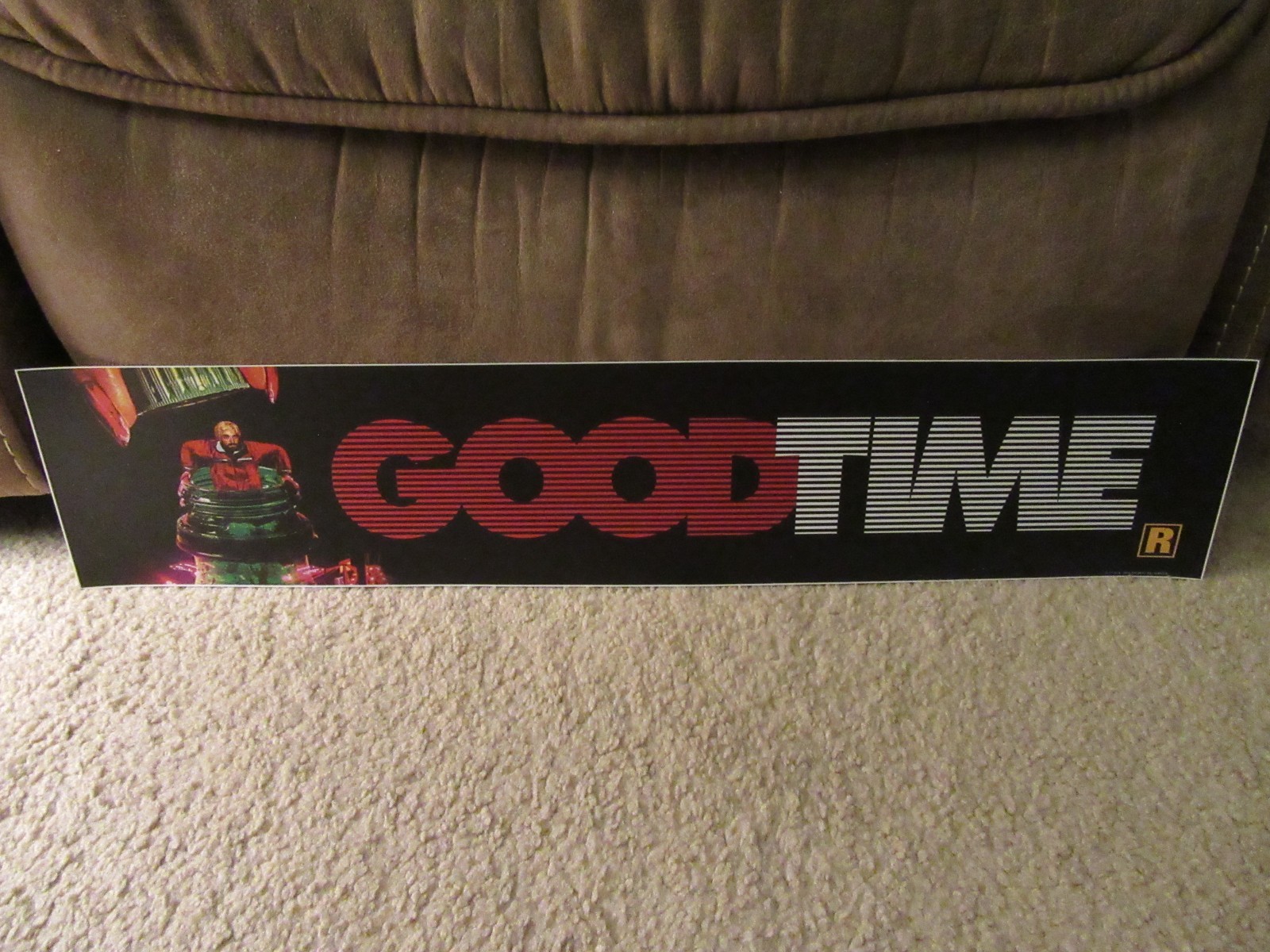 GOOD TIME [2017] 5×25 [LARGE] [ORIGINAL] MOVIE THEATER POSTER [MYLAR]