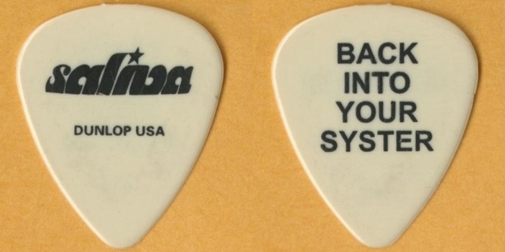 Saliva 2003 Back into Your System concert tour collectible stage Guitar Pick
