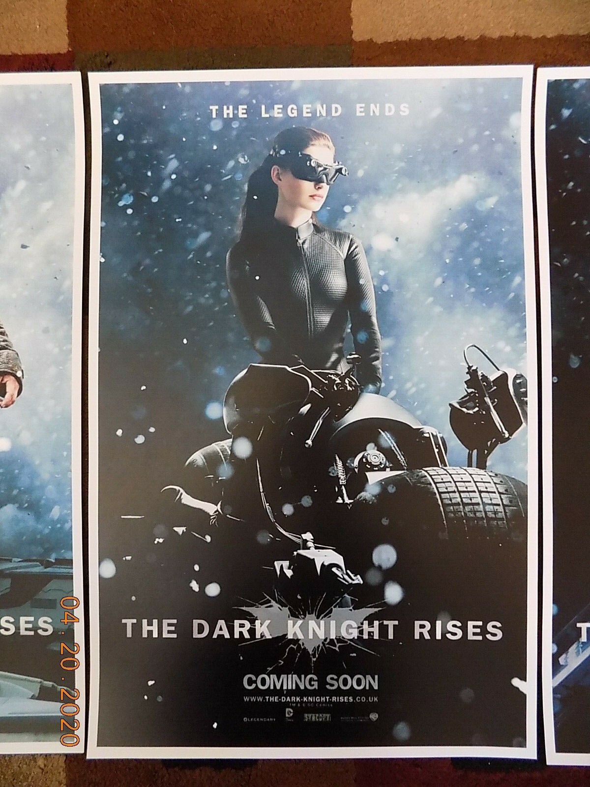 2012 The Dark Knight Rises Movie Posters 11×17 Pack Batman Set of 3