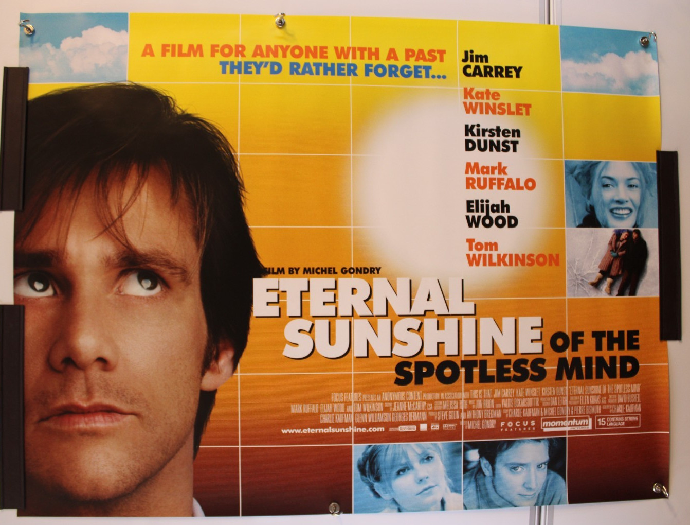 2004 ETERNAL SUNSHINE OF THE SPOTLESS MIND Original D/S Movie Poster 40×30