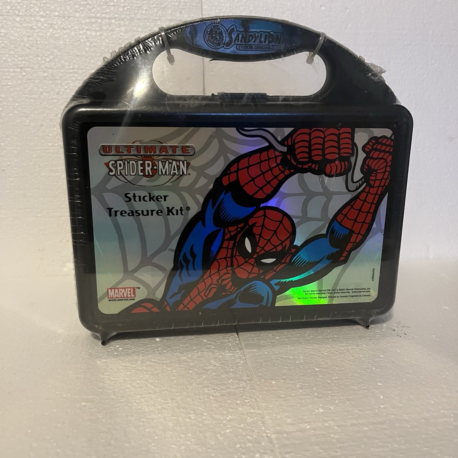 2001 Ultimate Spider-Man Sticker Treasure Kit by Sandy Lion SEALED NEW Vintage
