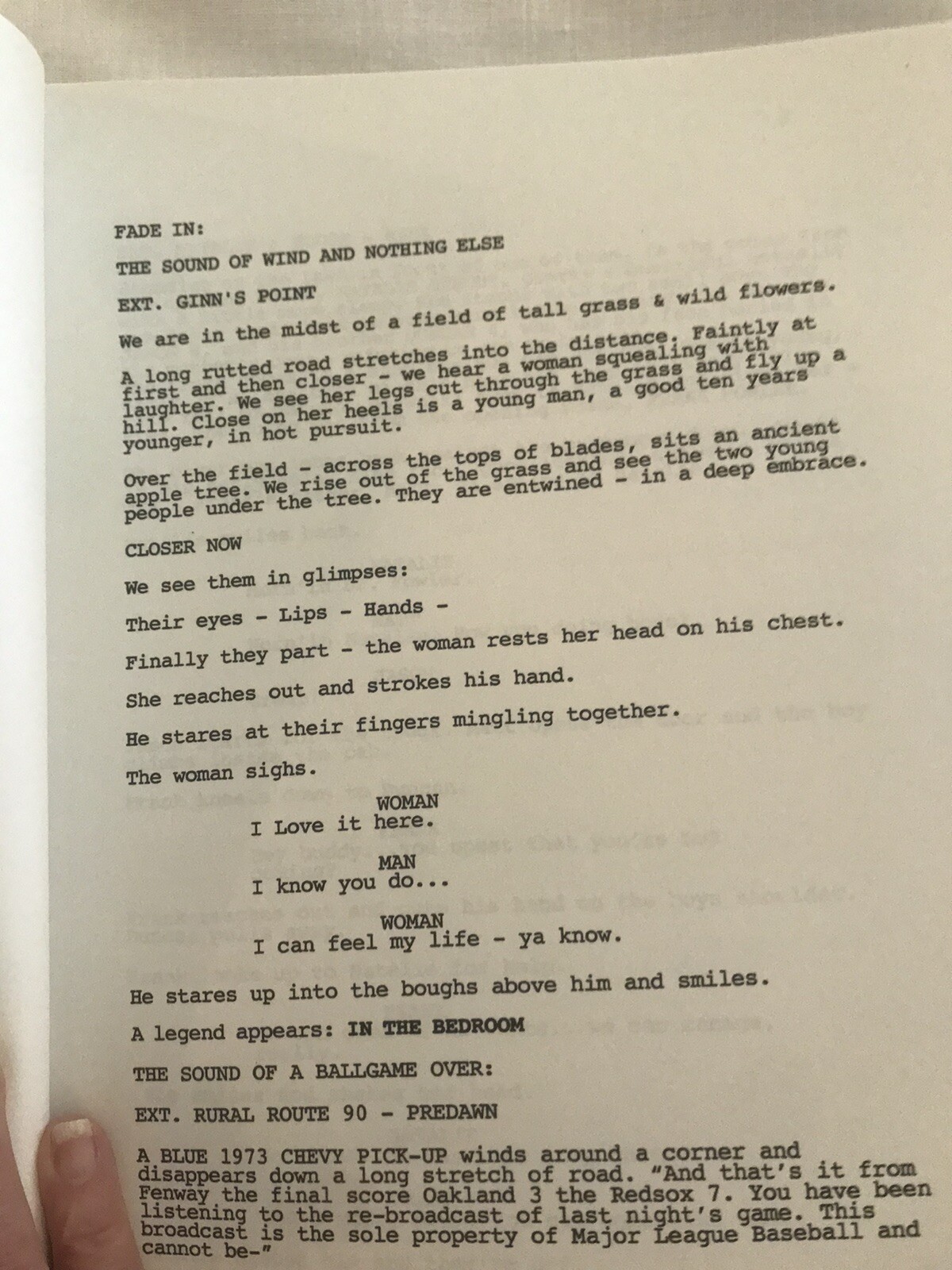 In The Bedroom Movie Screenplay Script Film