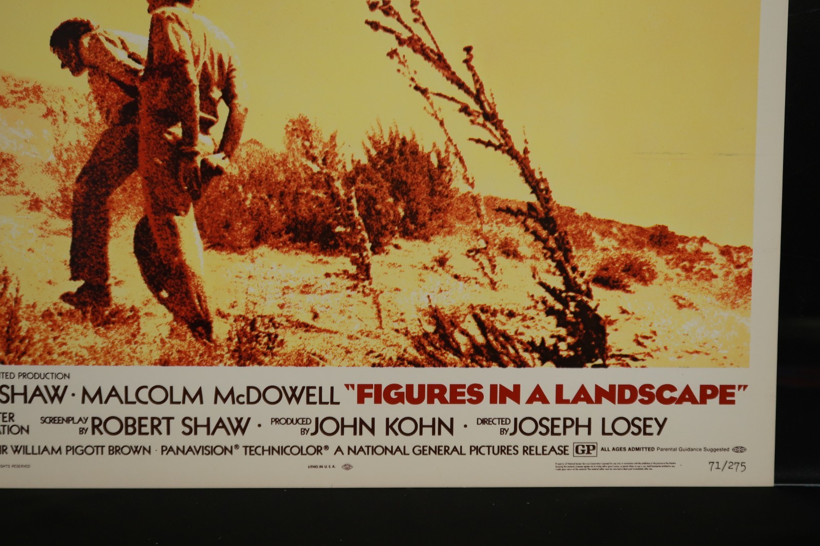 Figures in a Landscape Window Card 1971 Movie Poster 14 x 22 NSS 71/275 Rob Shaw