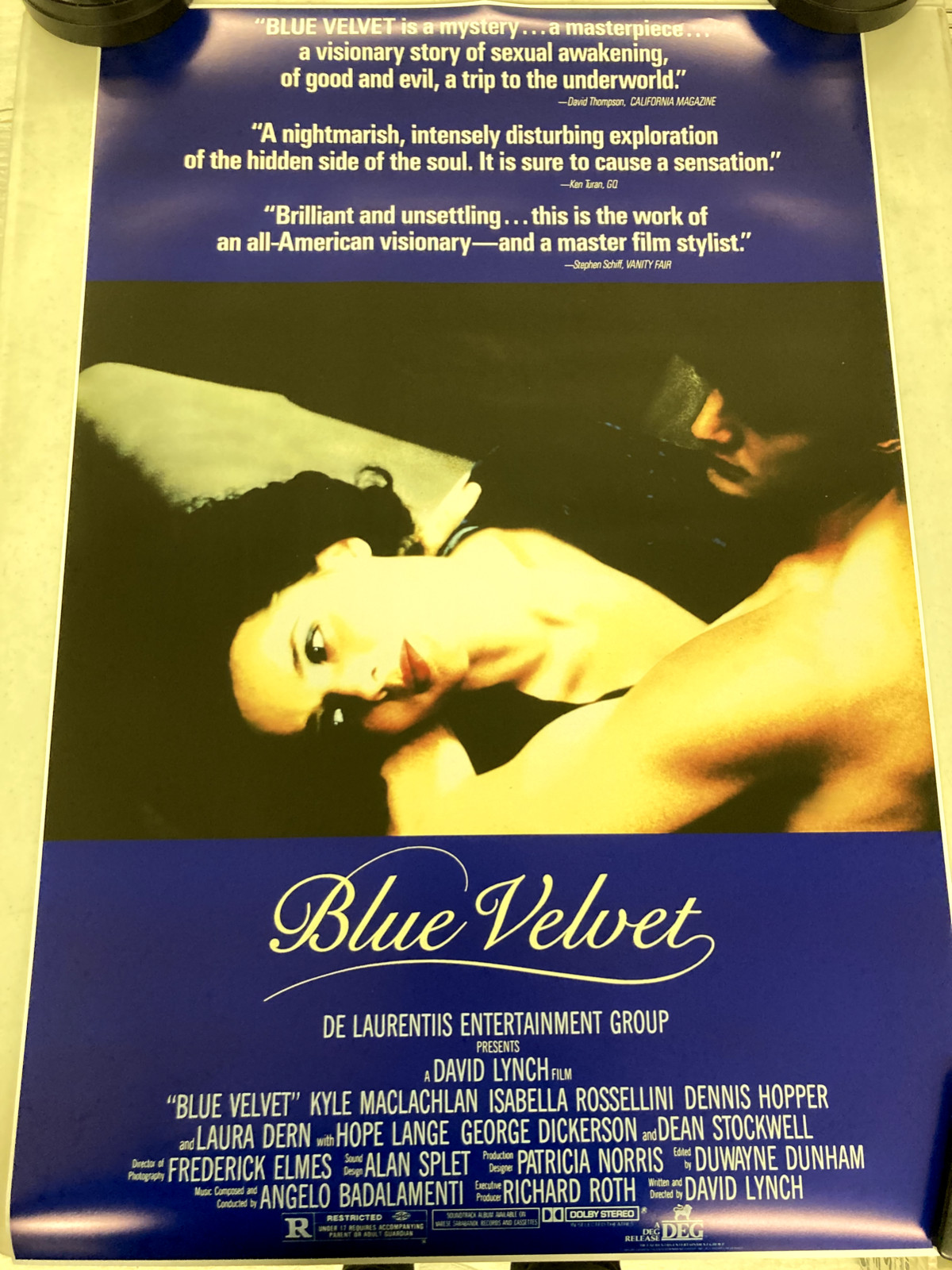 Blue Velvet Movie Poster 24 x 36