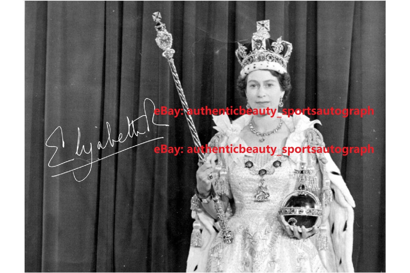 QUEEN ELIZABETH UNITED KINGDOM GREAT BRITAIN ENGLAND SIGNED 12×18 PHOTO REPRINT