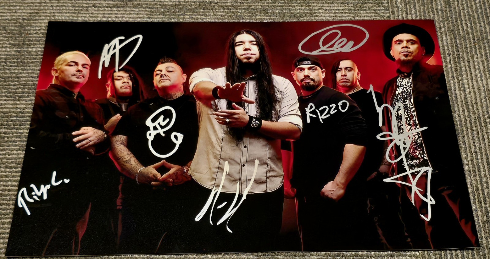 Ill Niño Band Signed Autographed 11×17 Photo Poster 2024 Lineup Marc Rizzo