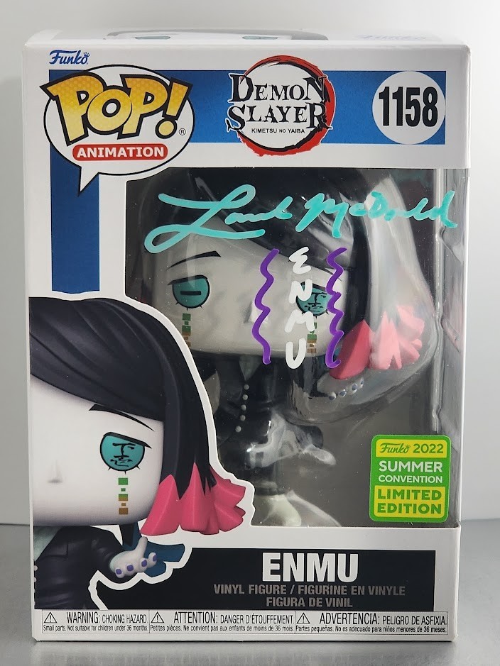 Landon McDonald Signed Autographed Funko Pop #1158 ENMU Demon Slayer