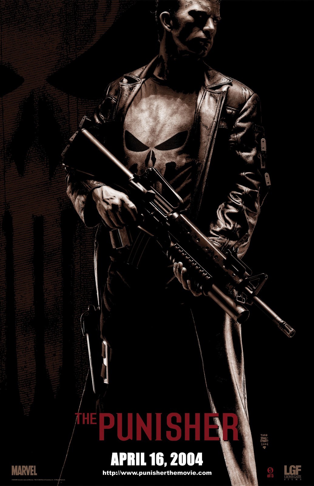 The Punisher movie poster (a) – Thomas Jane -11 x 17 inches