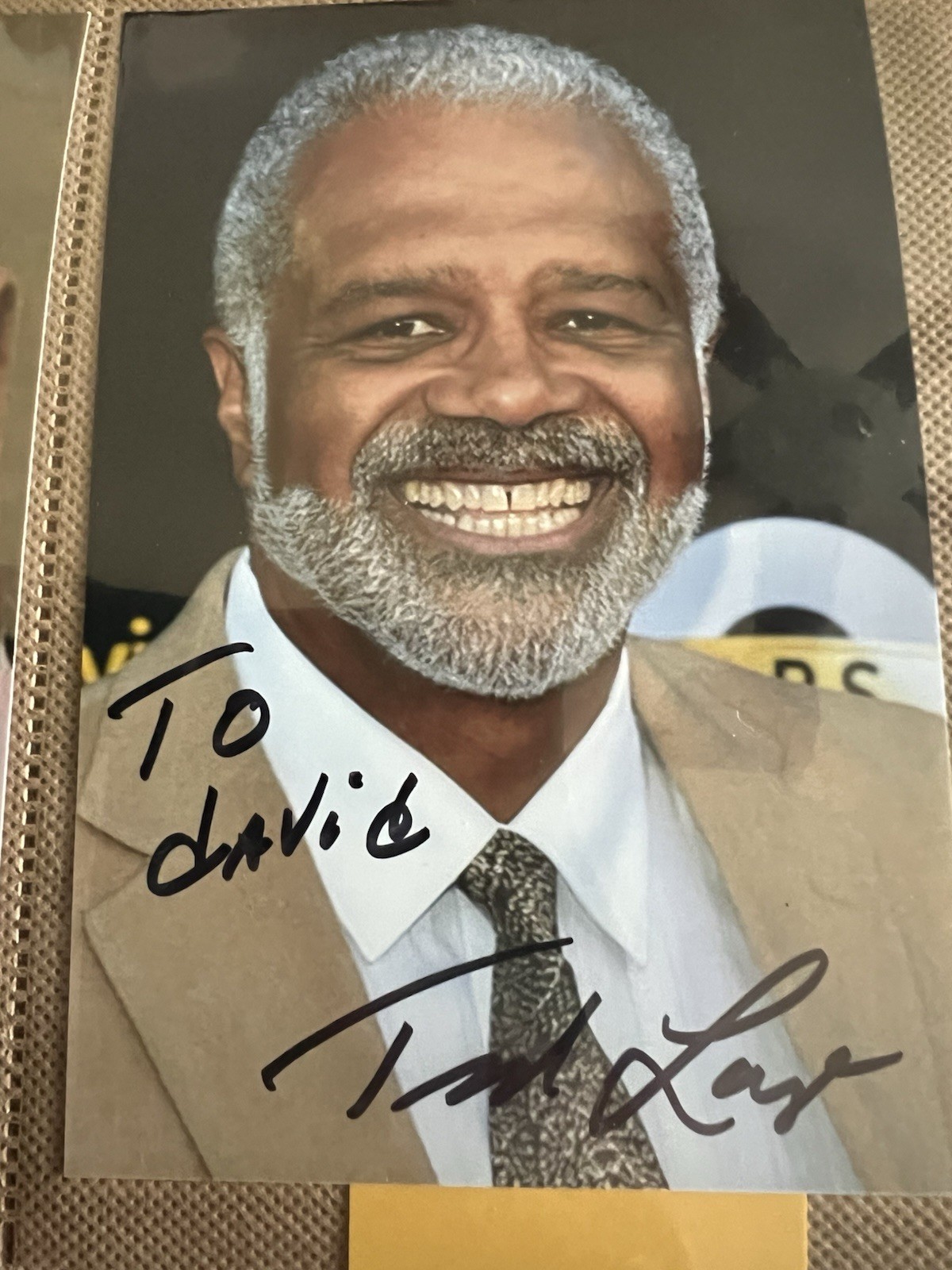 Actor TED LANGE Signed 4×6 Photo THE LOVE BOAT AUTOGRAPH