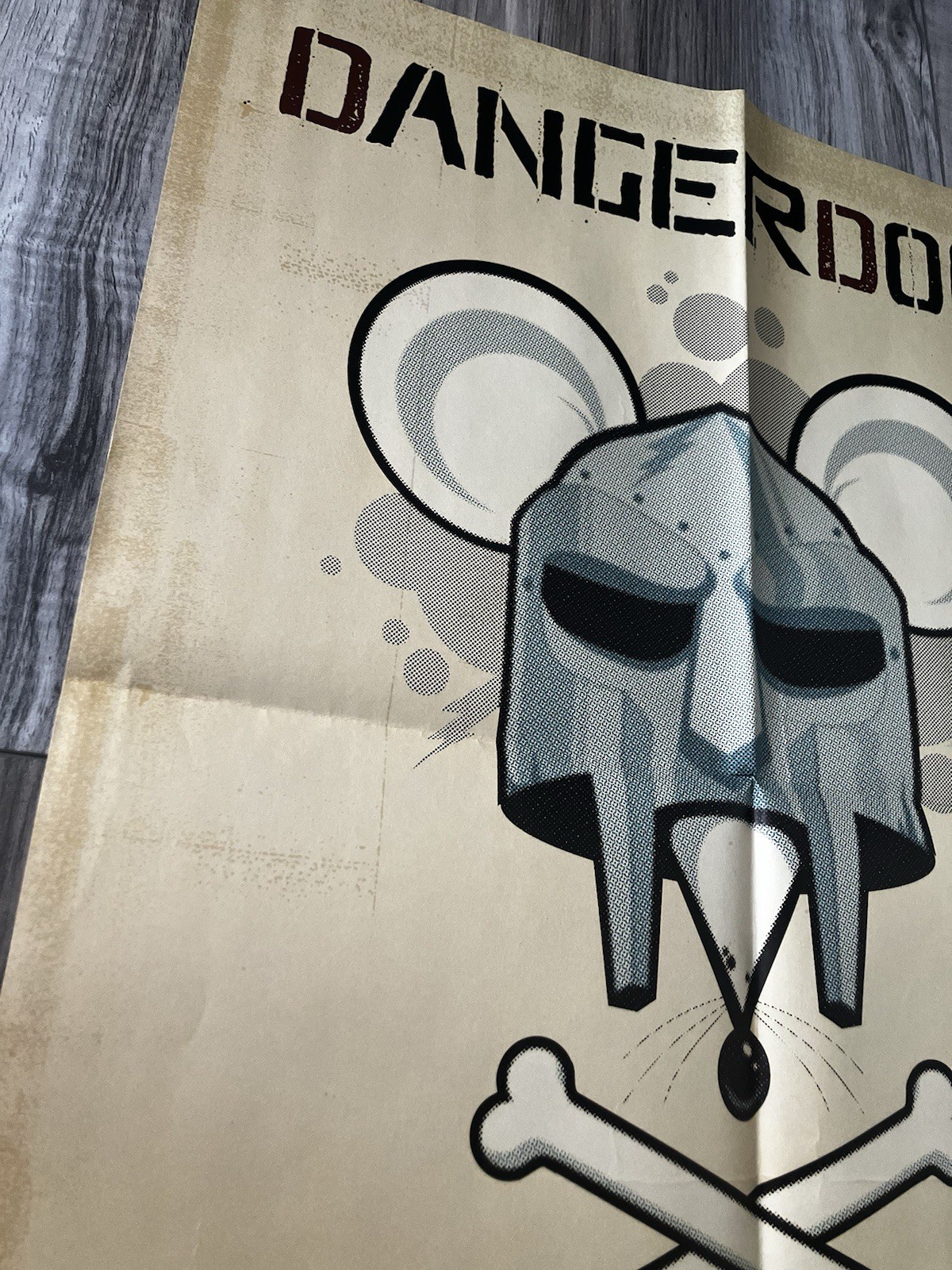 MF DOOM Danger Mouse 18×24 Promo Poster Adult Swim 2005 Mouse mos def
