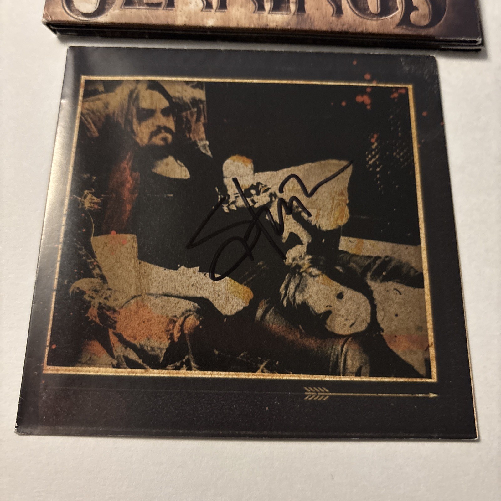 Shooter Jennings Family Man Signed Cd Booklet Country Music Waylon