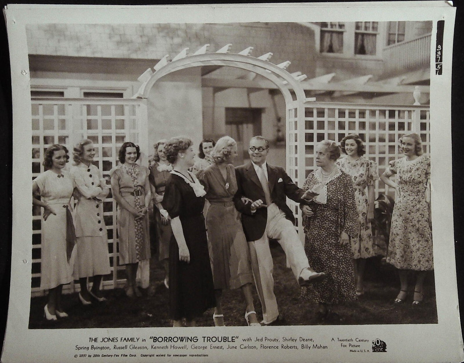 Borrowing Trouble 8 x 10 Still 1937 Jed Prouty, Spring Byington, Shirley Deane!