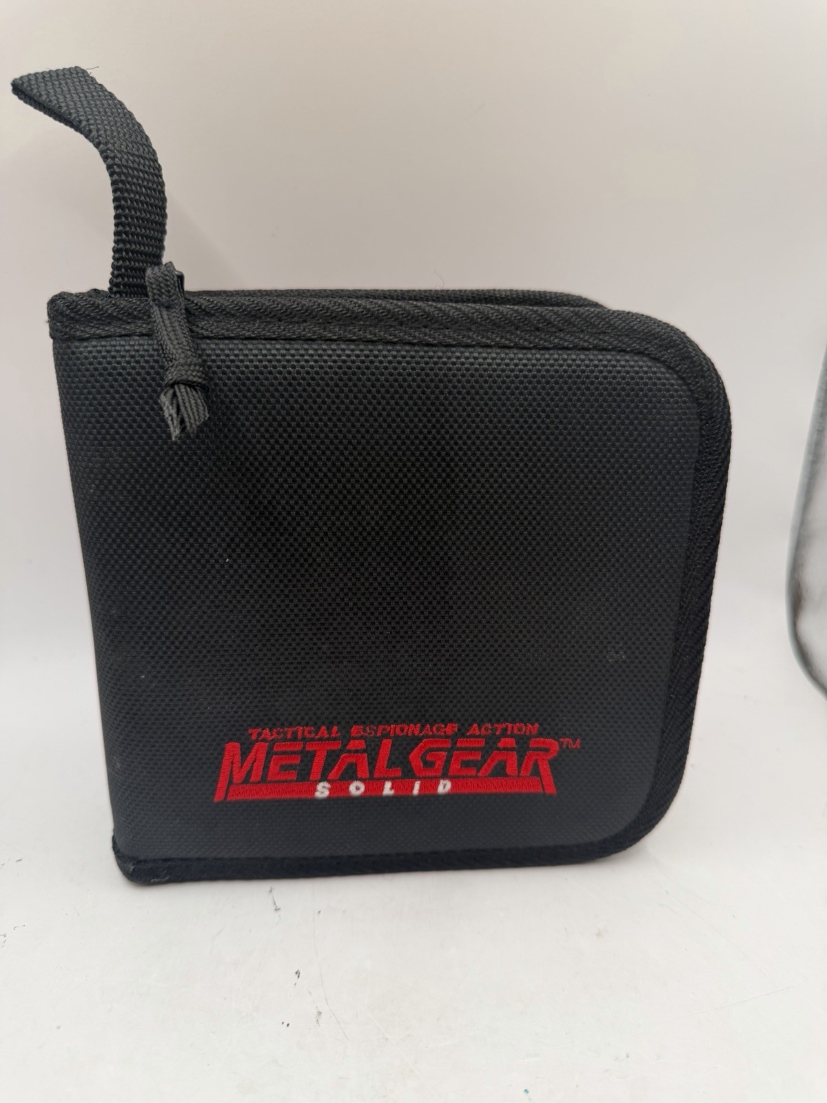 VTG RARE Metal Gear Solid Snake Konami CD BOOK CASE WALLET SLEEVE VIDEO GAME