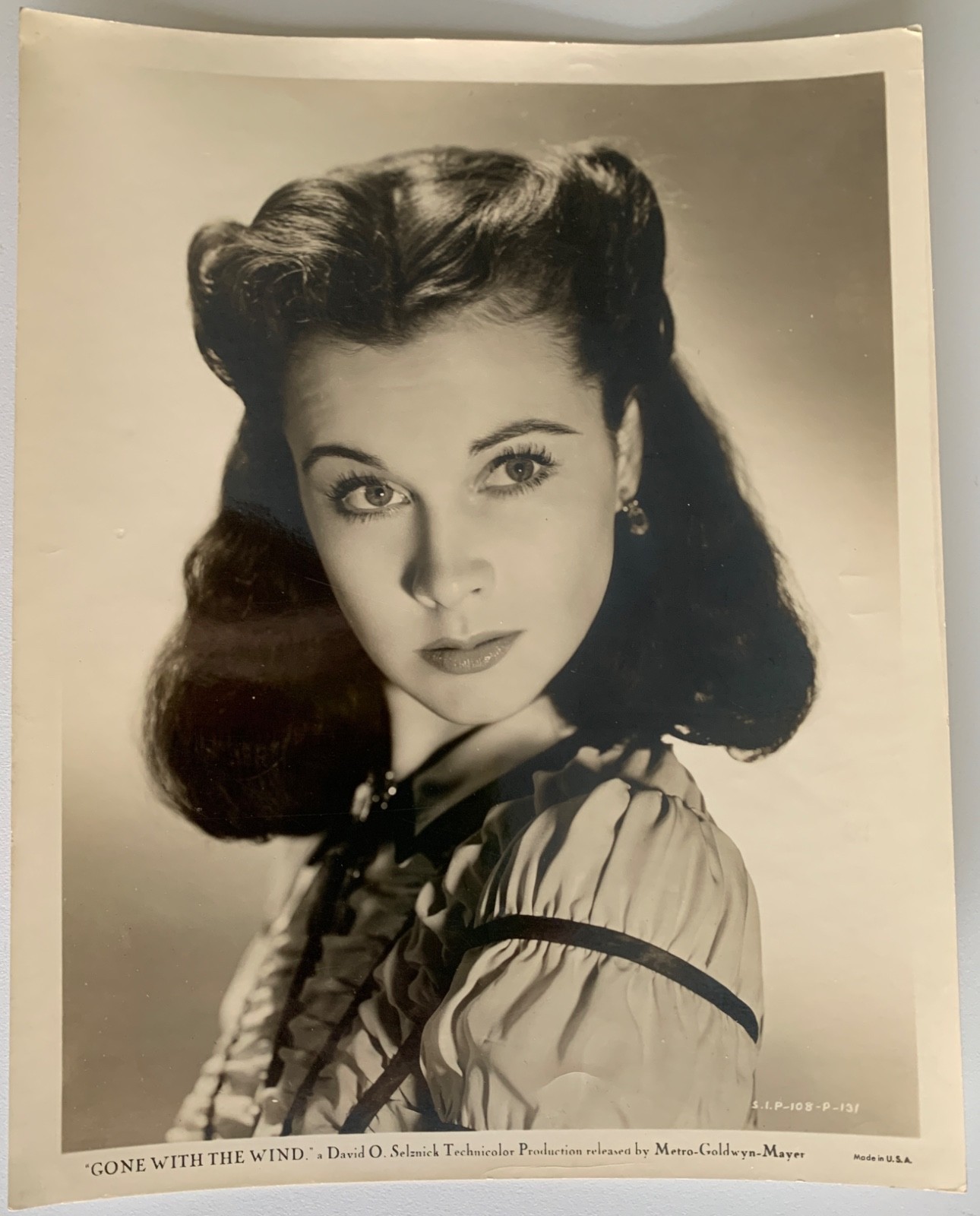 Vivien Leigh ORIGINAL 1939 GWTW 8×10 silver gelatin ~ S.I.P.-108-P-131 NOT REPRO