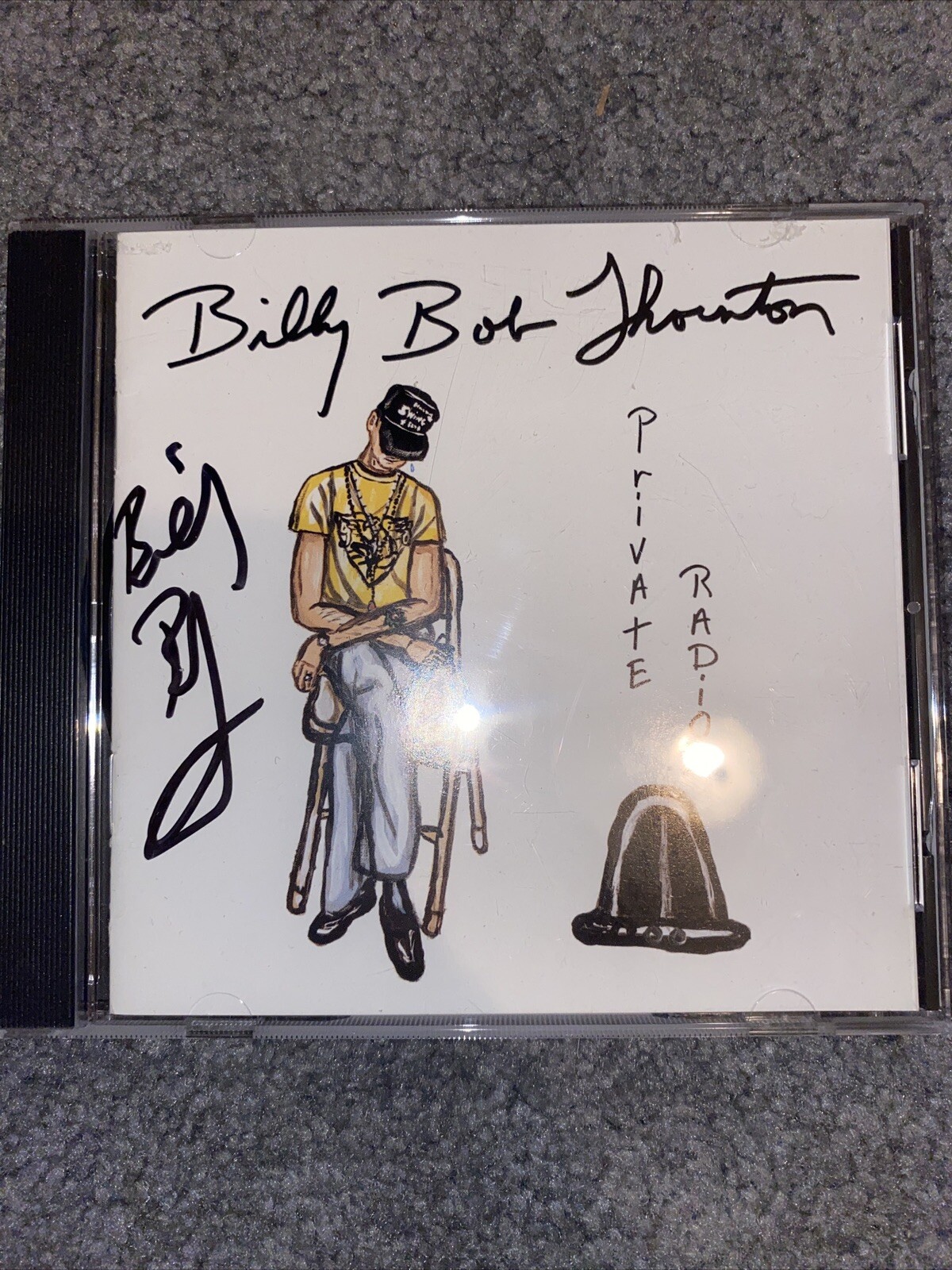 Billy Bob Thornton Autograph Signed CD VERY RARE Private Radio Sling Blade