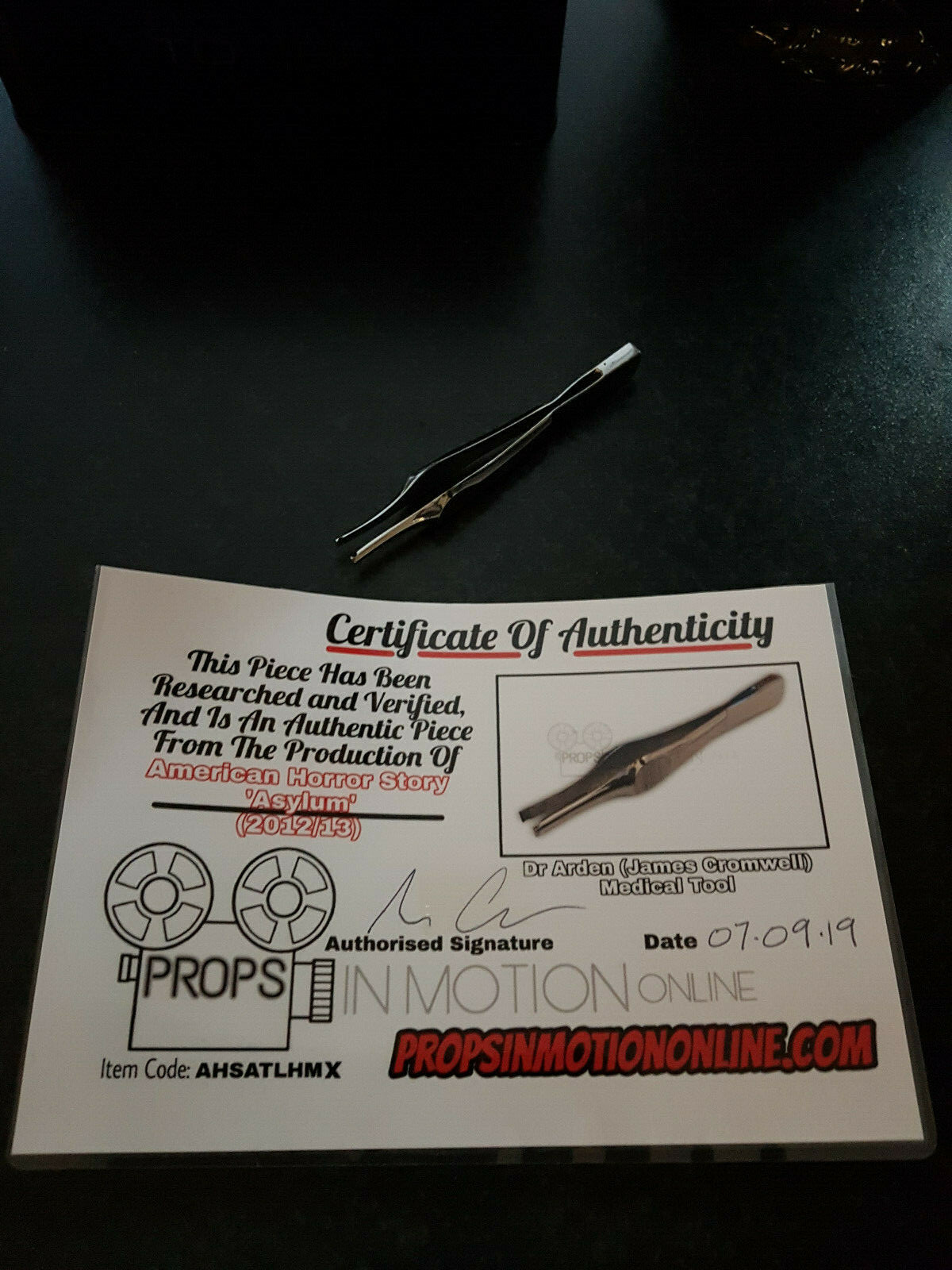 Extremely Rare! American Horror Story Asylum Original Used Torture Tool Prop