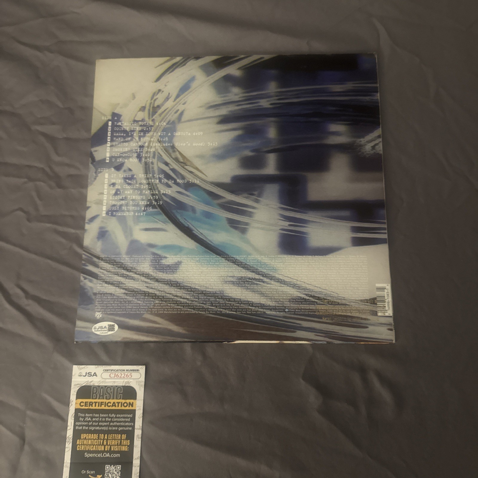 COOLIO It Takes A Thief SIGNED Autographed Vinyl JSA Certified