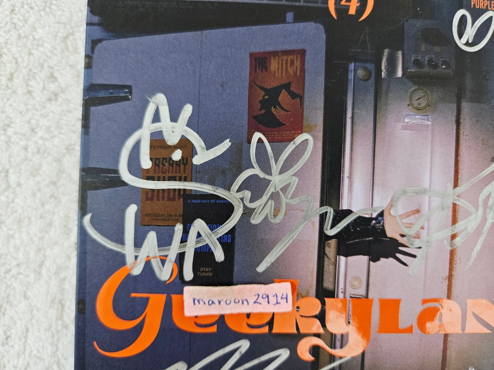 PURPLE KISS Geekyland Signed Promo Album Autographed + Message Kpop [US SELLER]