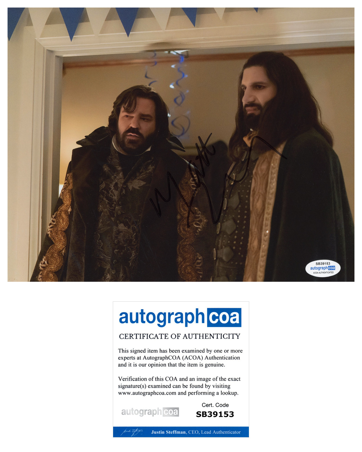 Matt Berry What We Do in Shadows Autographed Signed 8×10 Photo COA