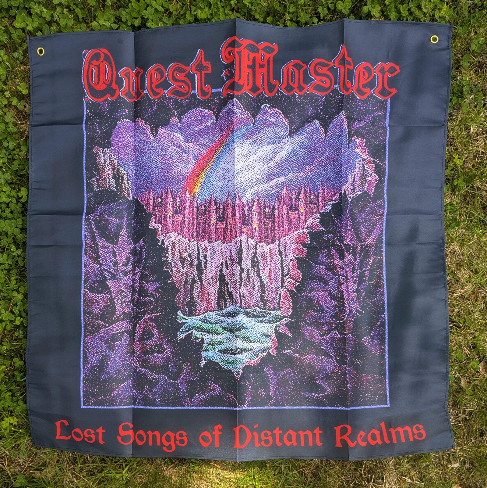 QUEST MASTER “Lost Songs” 36″x36″ Fabric Wall Banner Flag *New, Official*