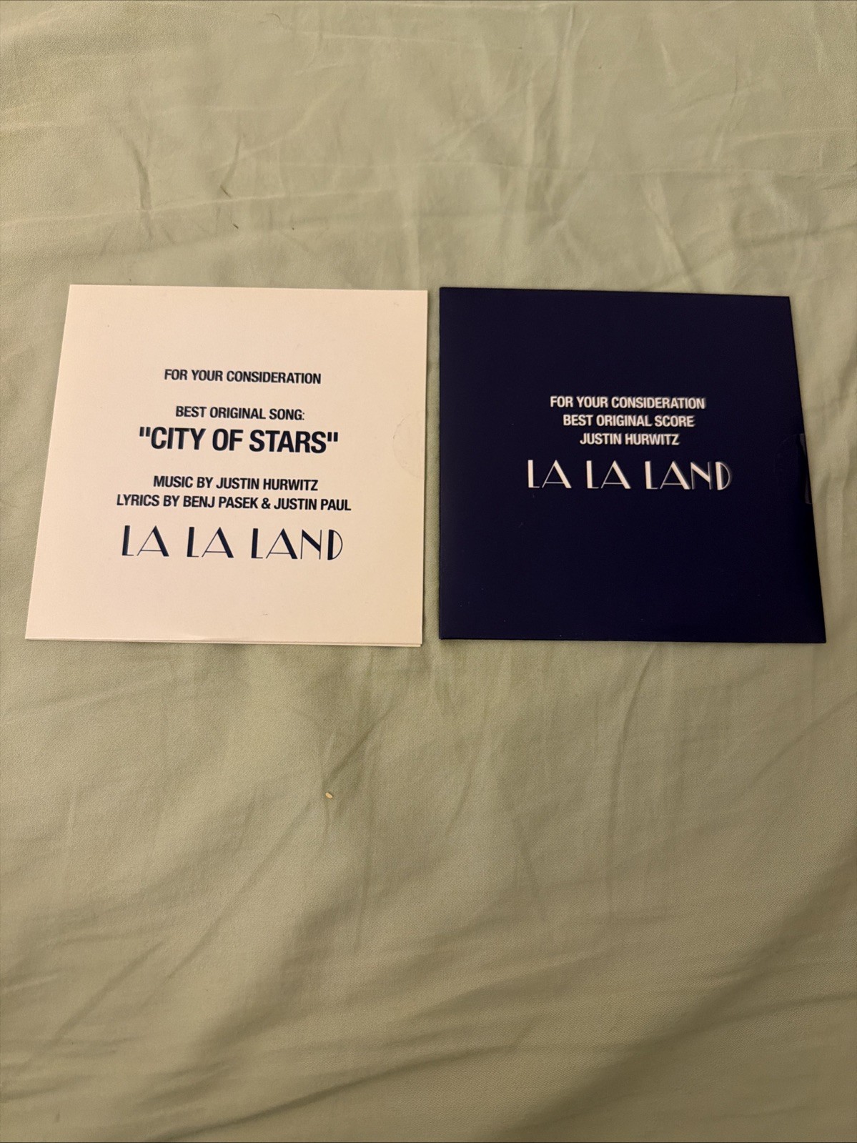 La La Land FYC Best Original Song Best Original Score Set CD Sealed Hurwitz