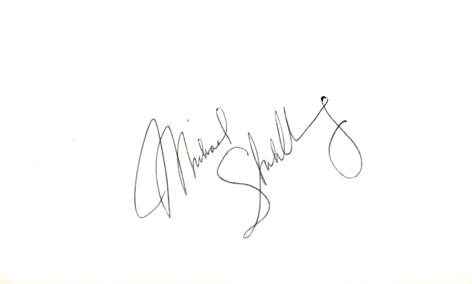 Michael Stuhlbarg Signed Auto 3×5 Card Your Honor Boardwalk Empire