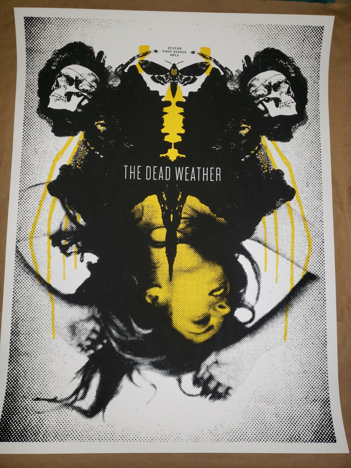 2009 The Dead Weather Minneapolis Minnesota Aesthetic Apparatus Poster Print