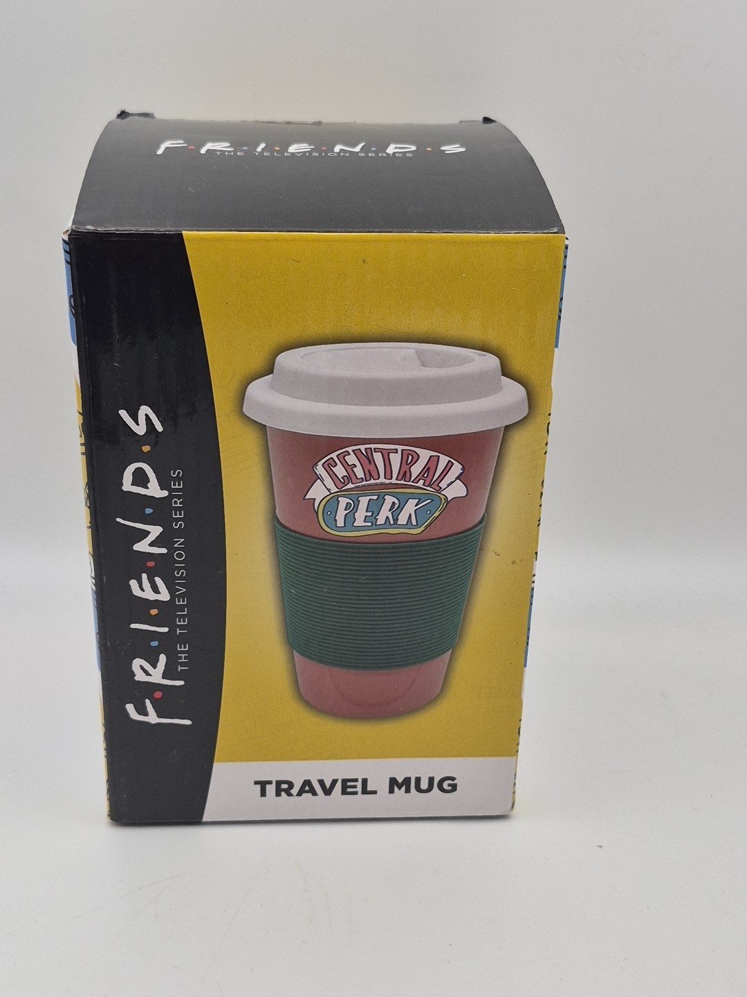 FRIENDS TV Show Central Perk Travel Mug Culturefly Exclusive Rachel Monica Joey