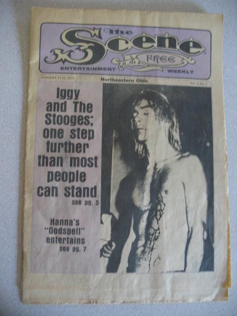 THE SCENE LIVE MUSIC UNDERGROUND MAGAZINE FROM NORTHEASTERN OHIO! FEB 17-23 1974