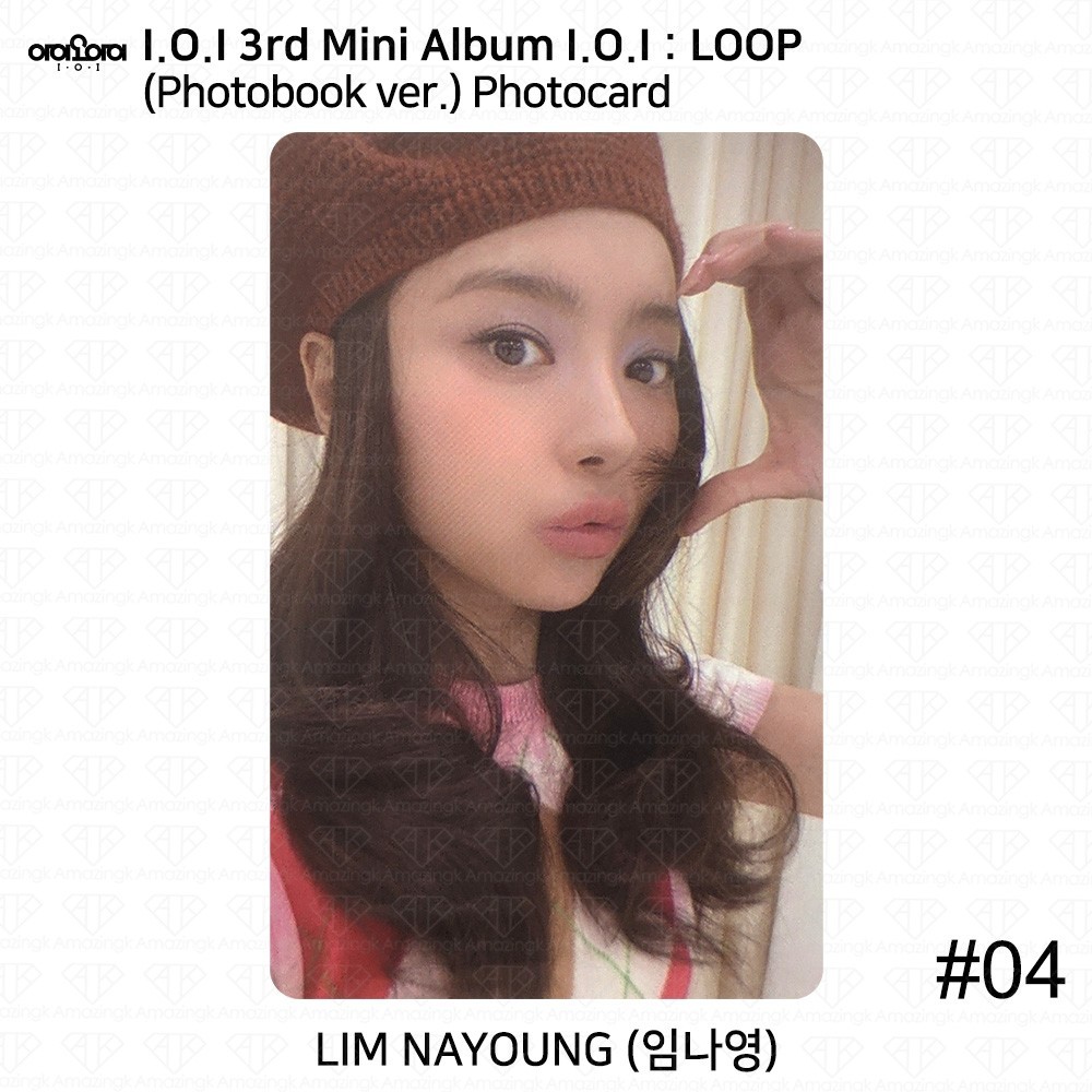 I.O.I The 3rd Mini Album I.O.I : LOOP Photobook ver. Photocard Polaroid