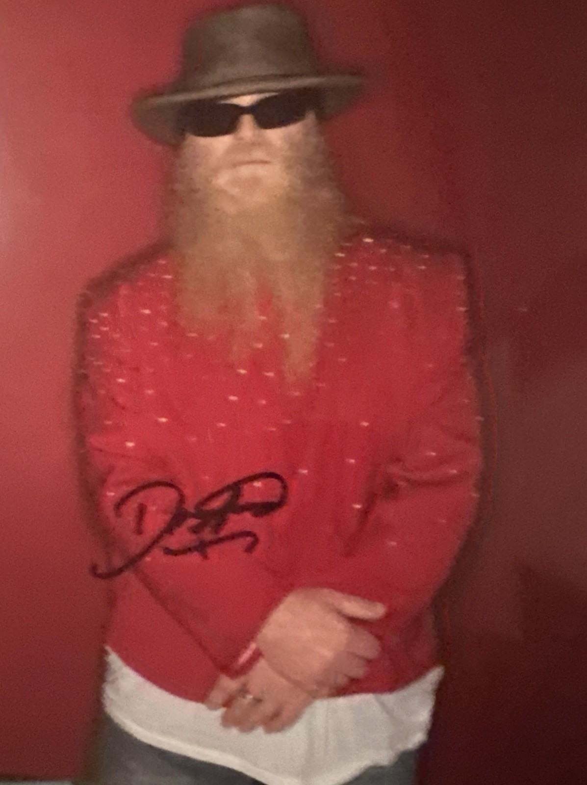 ZZ Top Autographed Signed 8 X 10 Photo COA – Dusty Hill