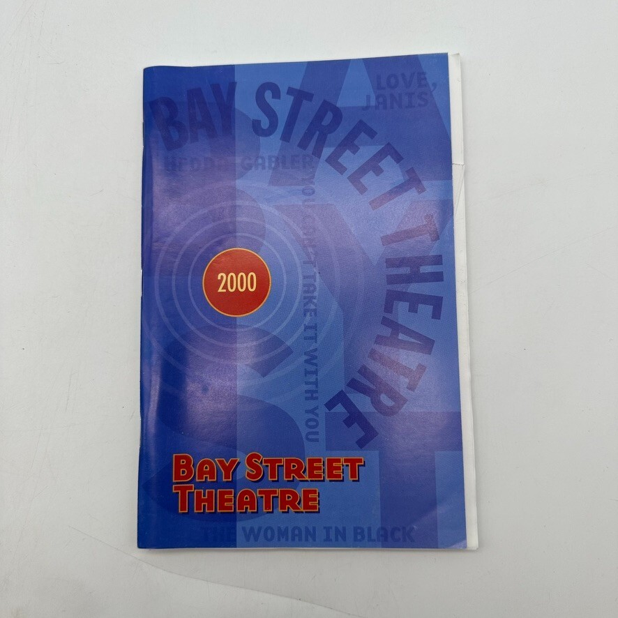YOU CANT TAKE IT WITH YOU – BAY STREET PLAYBILL – JENNIFER LOWE – 8/16-9/3 2000