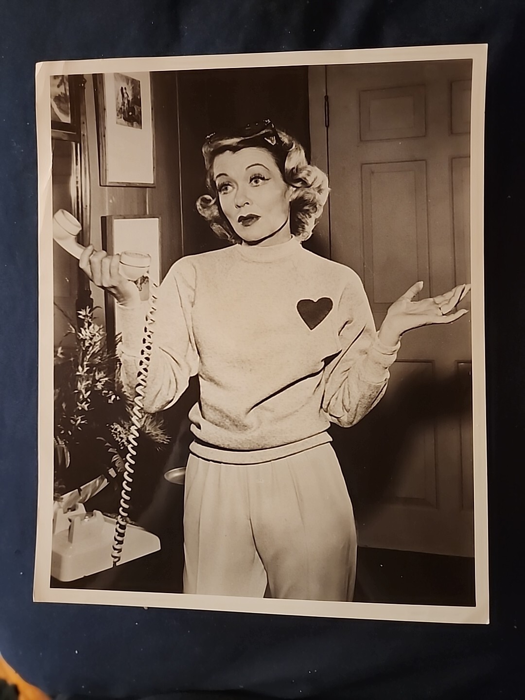 Original 1950s CONSTANCE BENNETT FIRST FILMED TELEVISION PHOTO ANN SOTHERN Show