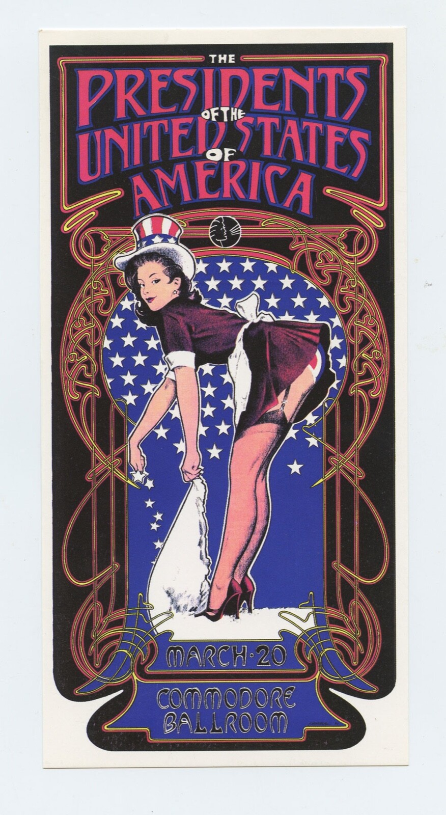 Presidents of the United States of America Handbill 1996 Mar 20 Vancouver