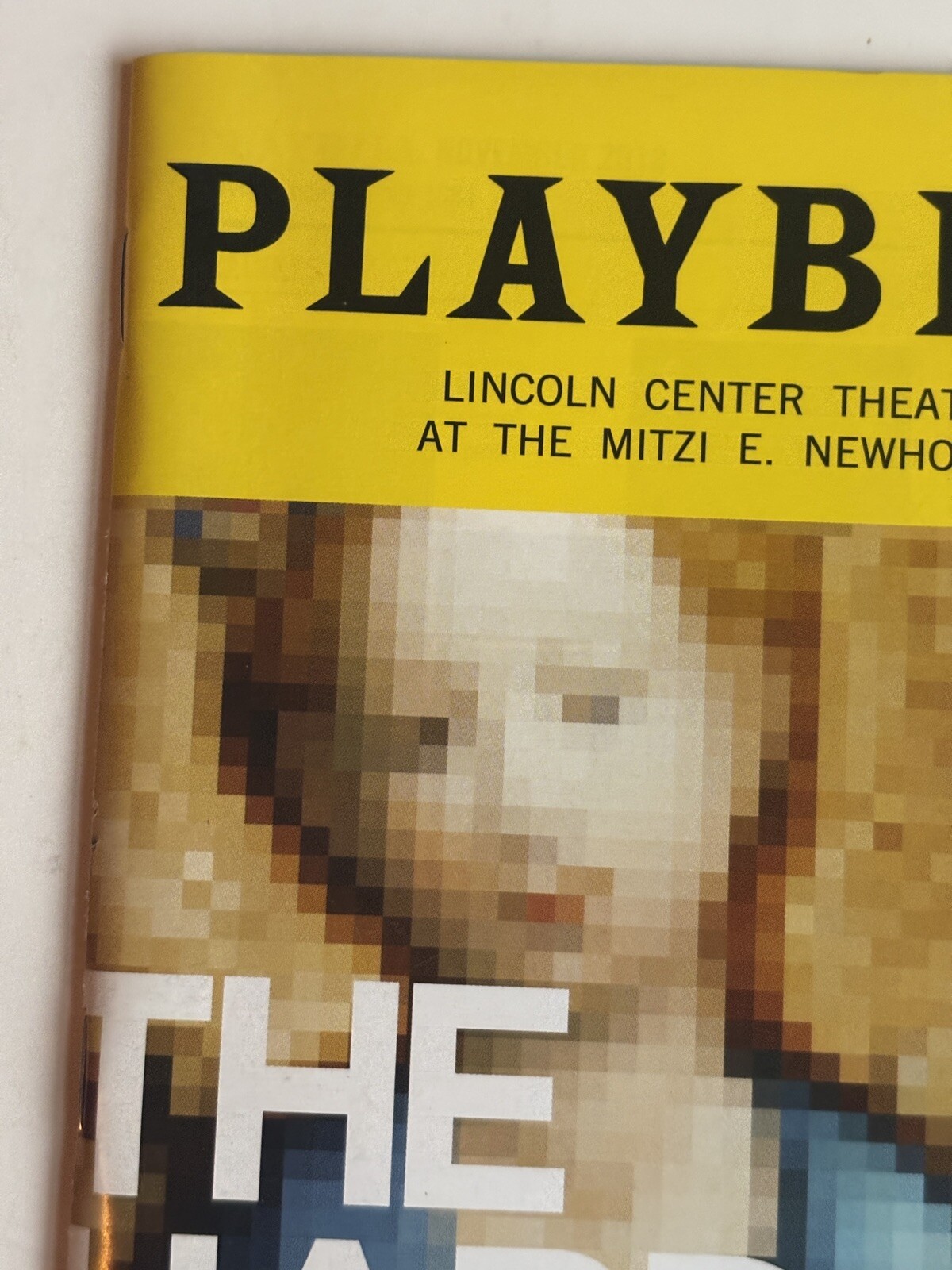 The Hard Problem PLAYBILL Tom Stoppard Nina Grollman 2018