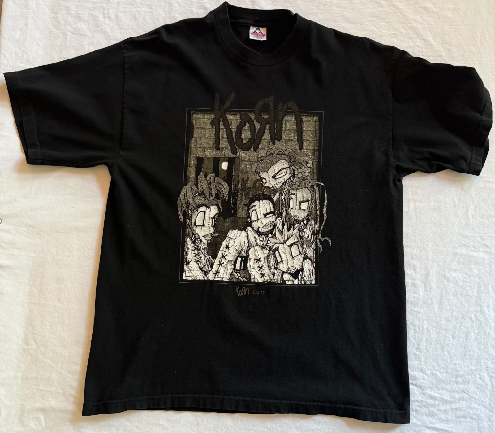 Vintage 2000 Korn Sick Twisted Tour Shirt XL Issues Voodoo Doll Nu Metal Y2K