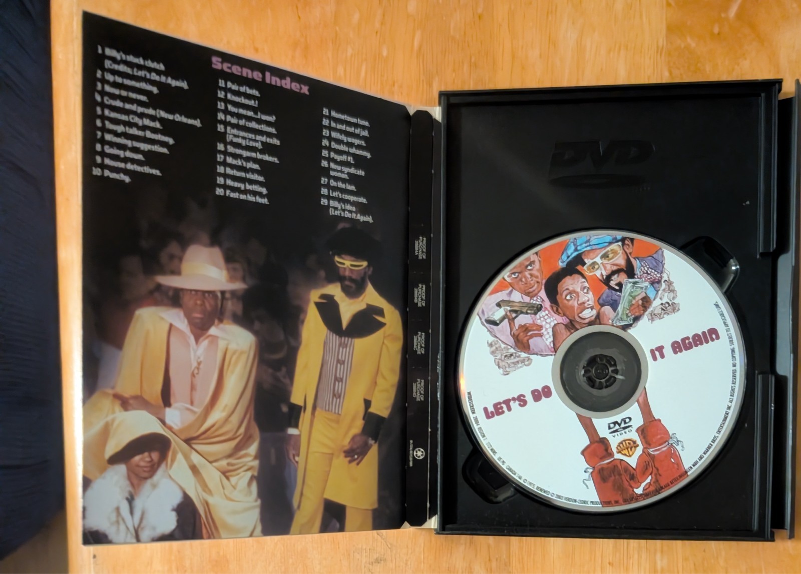 BILL COSBY signed autograph LET’S DO IT AGAIN dvd cover (RARE)