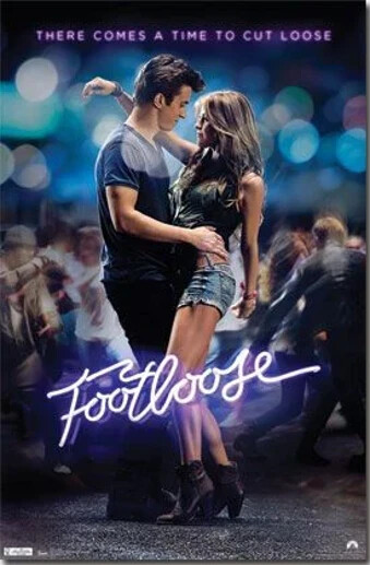 2011 PARAMOUNT FOOTLOOSE MOVIE POSTER KENNY WORMALD JULIANNE HOUGH 22×34 NEW
