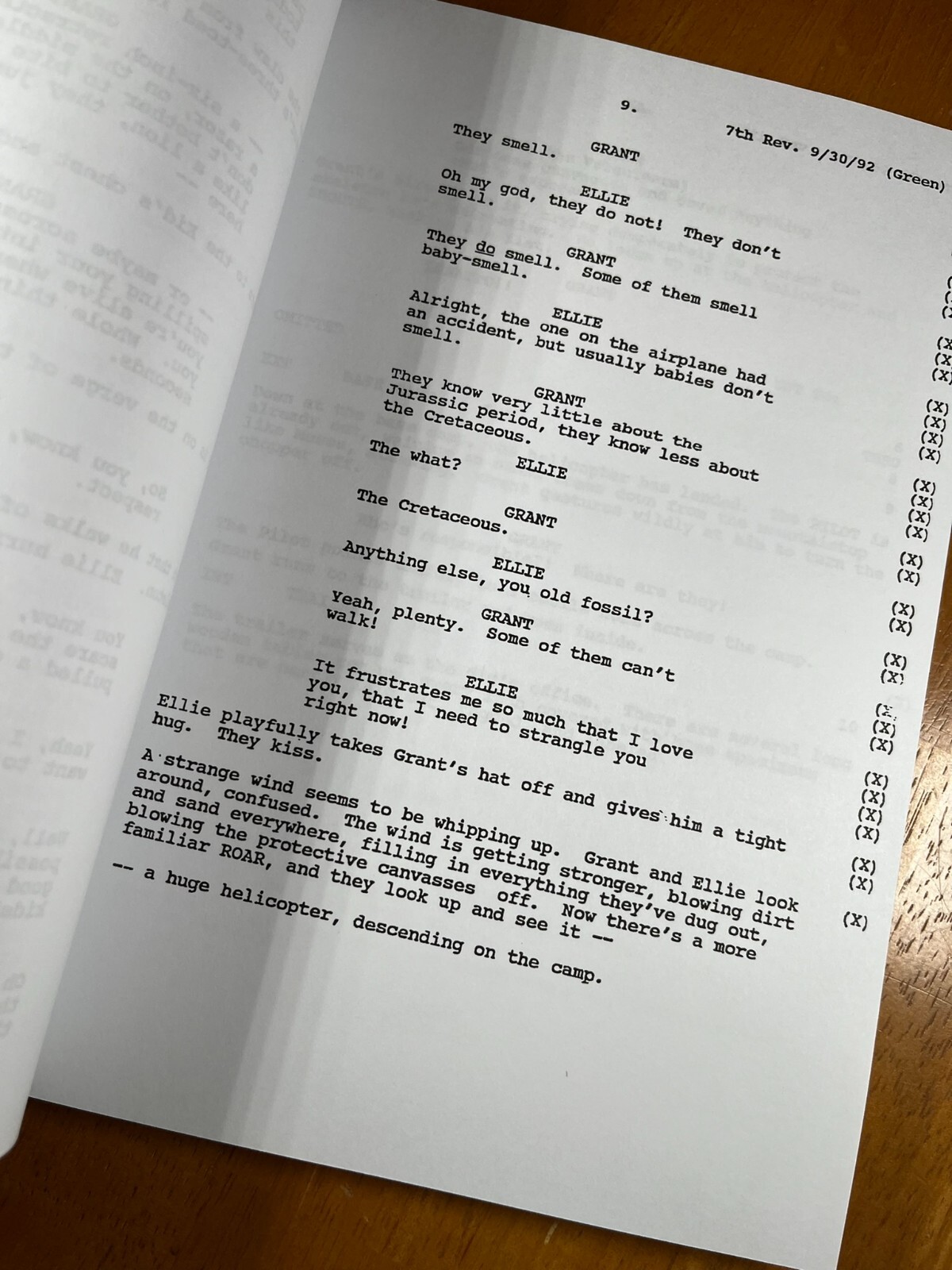Jurassic Park Script Cast-Signed- Autograph Reprints- 151 Pages