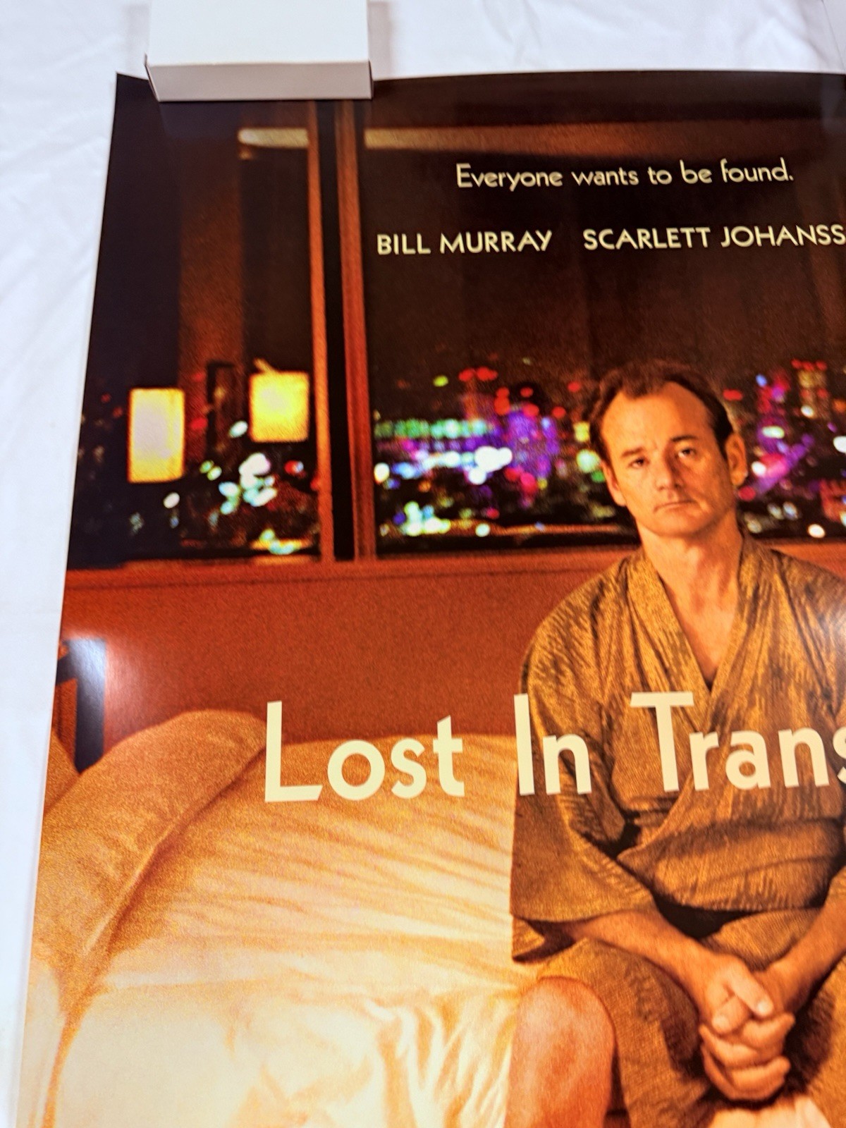 2003 Lost In Translation Mint Original 27×40 Movie Poster Bill Murray Version