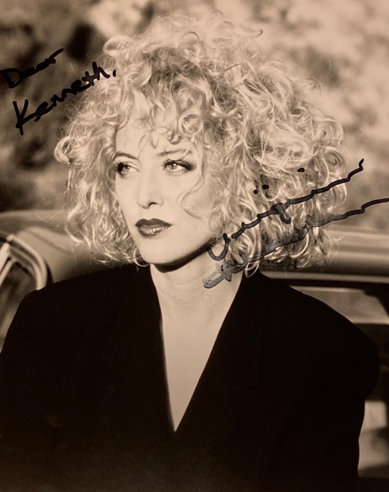 Hand SIGNED Virginia Madsen 8×10 Vintage Photo (Smudge*) Dune, Candyman, Lola