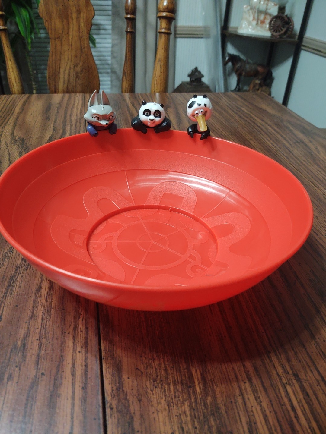 Kung Fu Panda 4 AMC Popcorn Bucket Noodle Bowl with 3 Removable Figurines NEW