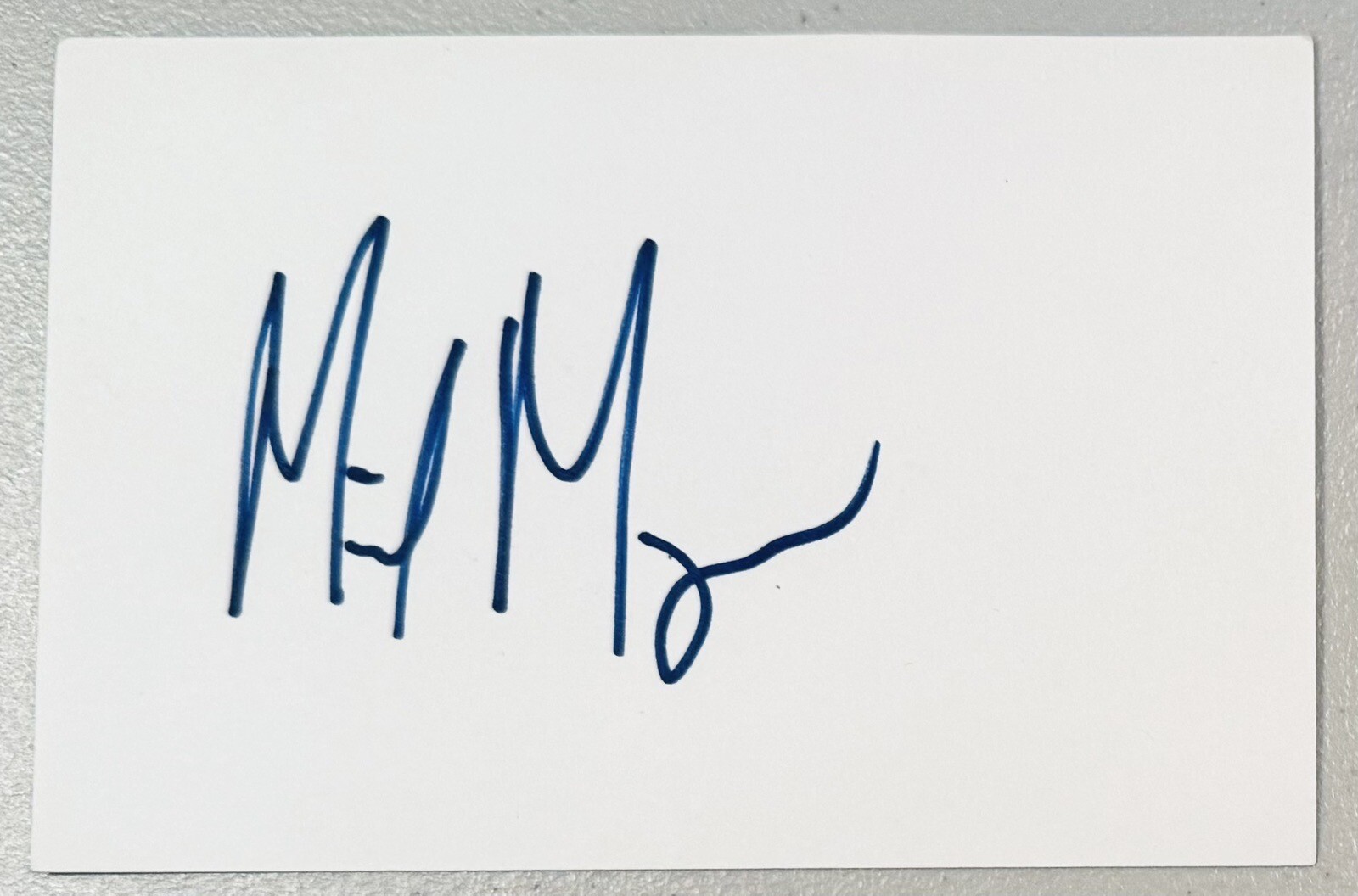 Mike Myers Signed Autographed 4×6 Card SWAU Authenticated Austin Powers Shrek