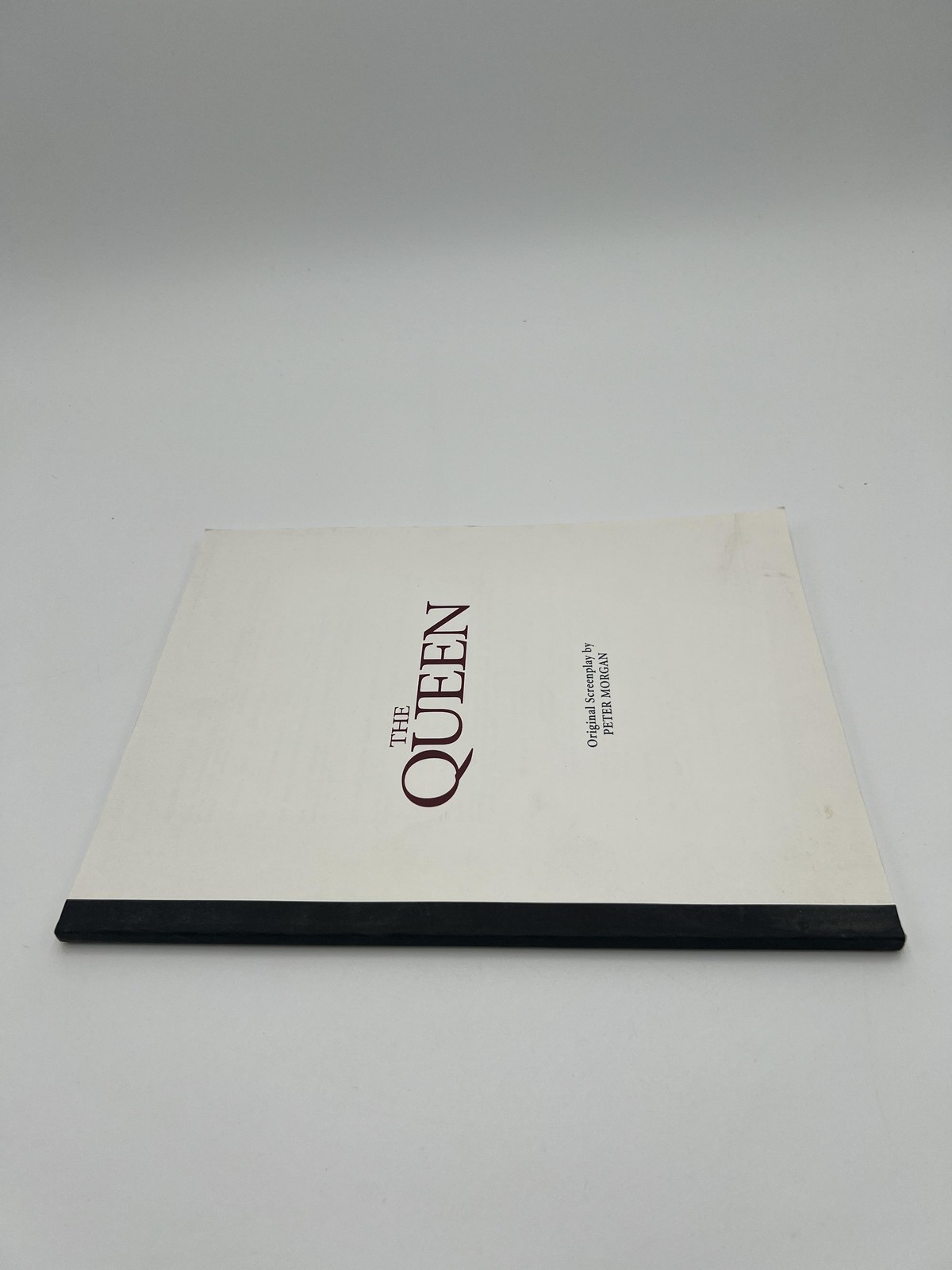 The Queen Original Movie Script Screenplay Peter Morgan British Film Drama